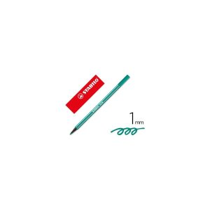 Rotulador stabilo acuarelable pen 68 verde esmeralda 1 mm.