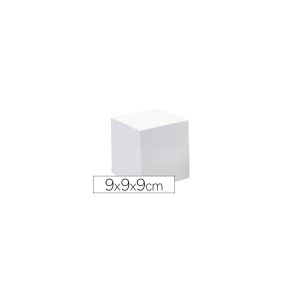 Taco papel quo vadis encolado blanco 680 hojas 100% reciclado 90 g/m2 90x90x90 mm.