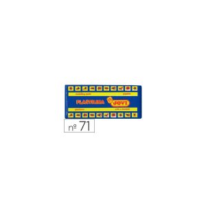 Plastilina jovi 71 azul oscuro -unidad -tamaño mediano.