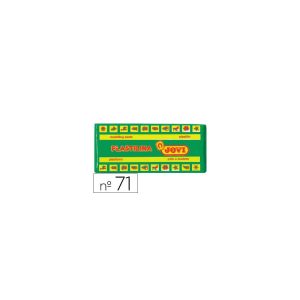 Plastilina jovi 71 verde claro -unidad -tamaño mediano.
