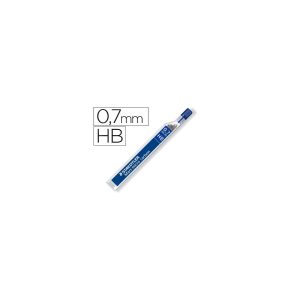 Minas staedtler mars micro grafito 0,7 mm hb tubo con 12 minas.