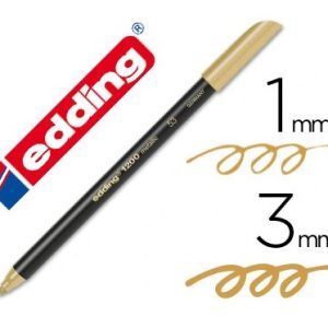 ROTULADOR EDDING PUNTA FIBRA 1200 ORO N. 53 -PUNTA