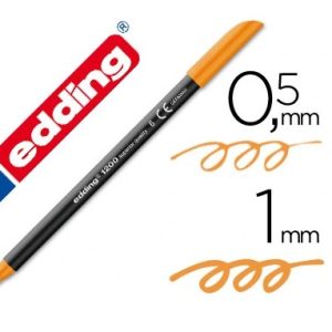ROTULADOR EDDING PUNTA FIBRA 1200 NARANJA NEON N.6