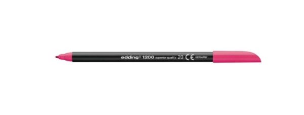 ROTULADOR EDDING PUNTA FIBRA 1200 MAGENTA N.20 -PU - Imagen 2