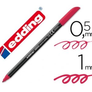 ROTULADOR EDDING PUNTA FIBRA 1200 CARMIN N. 19 -PU