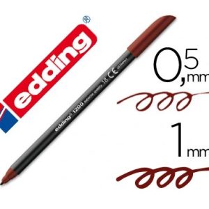 ROTULADOR EDDING PUNTA FIBRA 1200 MARRON OSCURO N.