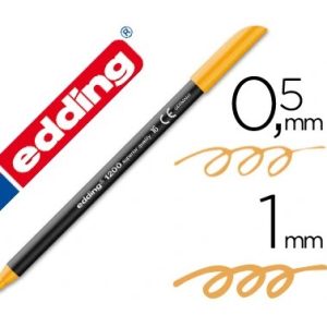 ROTULADOR EDDING PUNTA FIBRA 1200 NARANJA CLARO N.