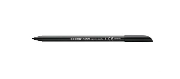 ROTULADOR EDDING PUNTA FIBRA 1200 NEGRO N.1 -PUNTA - Imagen 2