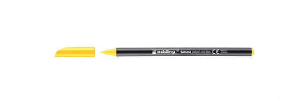ROTULADOR EDDING PUNTA FIBRA 1200 AMARILLO N.5 -PU - Imagen 2