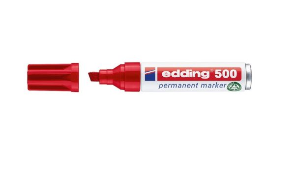 ROTULADOR EDDING MARCADOR PERMANENTE 500 ROJO -PUN