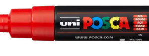 POSCA 8K ROJO