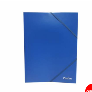 CARPETA SOLAPA PRAXTON POLIPROPILENO AZUL