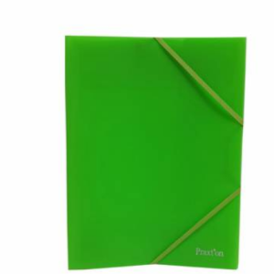 CARPETA SOLAPA PRAXTON POLIPROPILENO VERDE