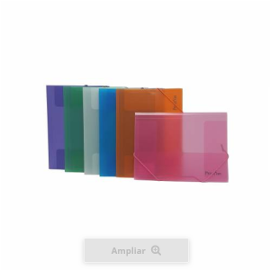 CARPETA SOLAPA PRAXTON POLIPROPILENO CELESTE
