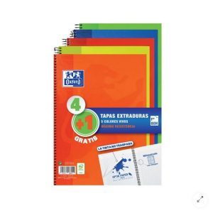 BLOC OXFORD PP CUADROS SURTIDOS COLORES