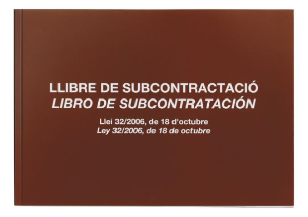LIBRO DE SUBCOTRATACION - Imagen 2