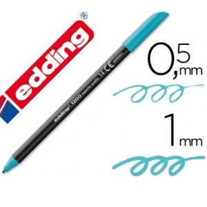 ROTULADOR EDDING PUNTA FIBRA 1200 AZUL TURQUESA N.