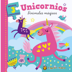 UNICORNIOS. ANIMALES MÁGICOS. LIBRO + ROMPECABEZAS