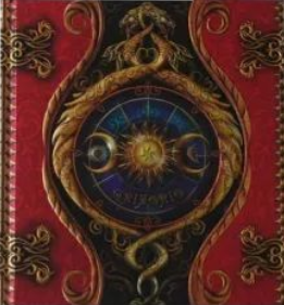 CUADERNO BONCAHIER GRIMORIO ROJO DORADO