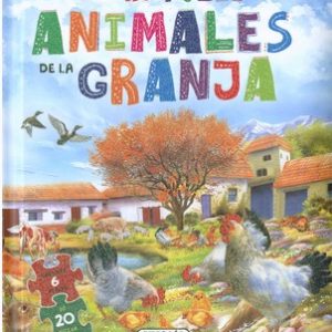 LIBRO PUZZLE DINOSAURIO, UNICORNIOS Y ANIMALES GRANJA