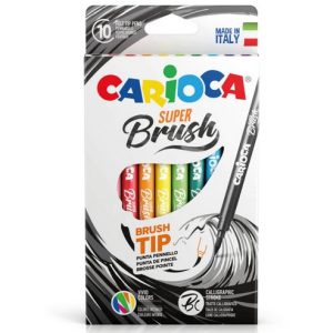 ROTULADORES BRUSH CARIOCA 10UD
