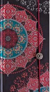 CUADERNO BONCAHIER ORIENTE OSCURO ROJO