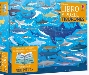 LIBRO Y PUZZLE TIBURONES